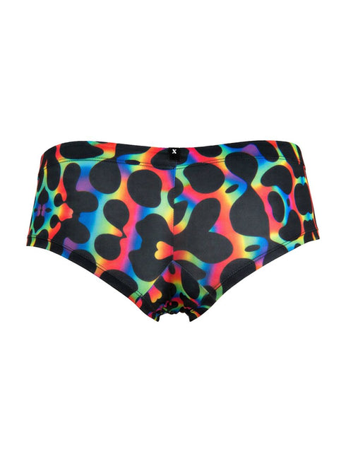 Xtremen 91283 Rainbow Printed Microfiber Briefs Color Mushroom