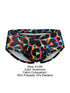 Xtremen 91283 Rainbow Printed Microfiber Briefs Color Mushroom