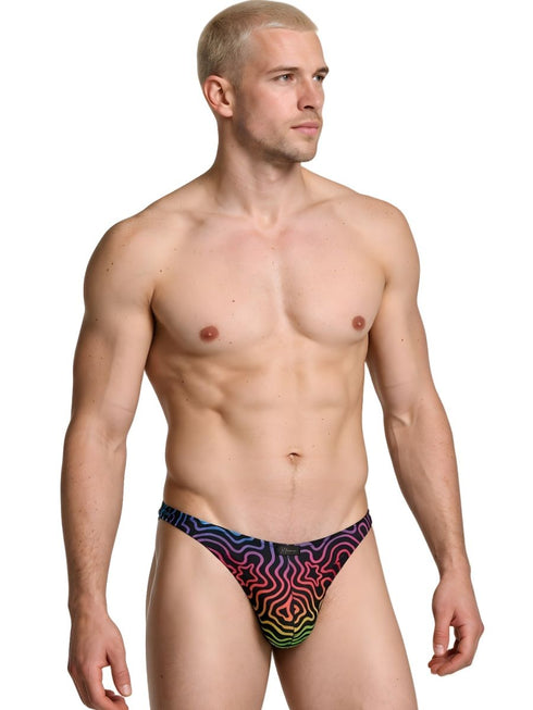 Xtremen 91284 Printed Microfiber Thongs Color Labyrinth