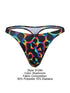Xtremen 91284 Printed Microfiber Thongs Color Mushroom