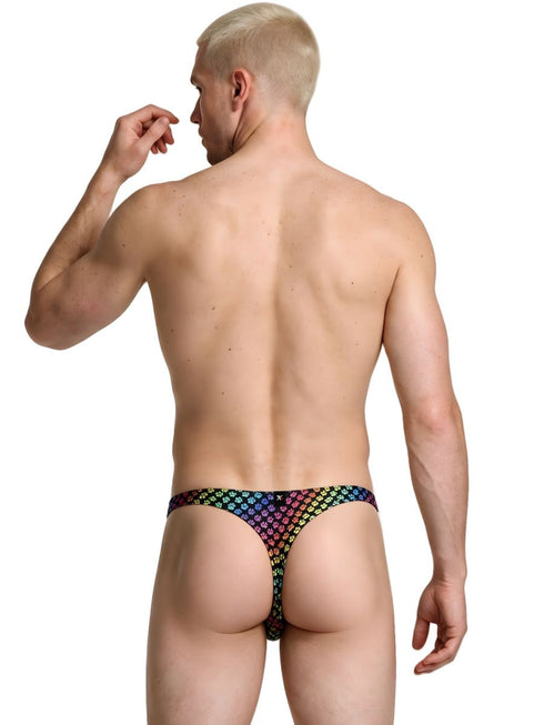 Xtremen 91284 Printed Microfiber Thongs Color Paw print