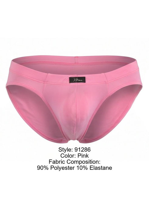 Xtremen 91286 Men's Underwear Sleek Microfiber Briefs Color Pink