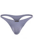 Xtremen 91287 Men's Underwear Microfiber Thongs Sleek Minimalist Style Color Gray