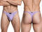 Xtremen 91287 Men's Underwear Microfiber Thongs Sleek Minimalist Style Color Lilac