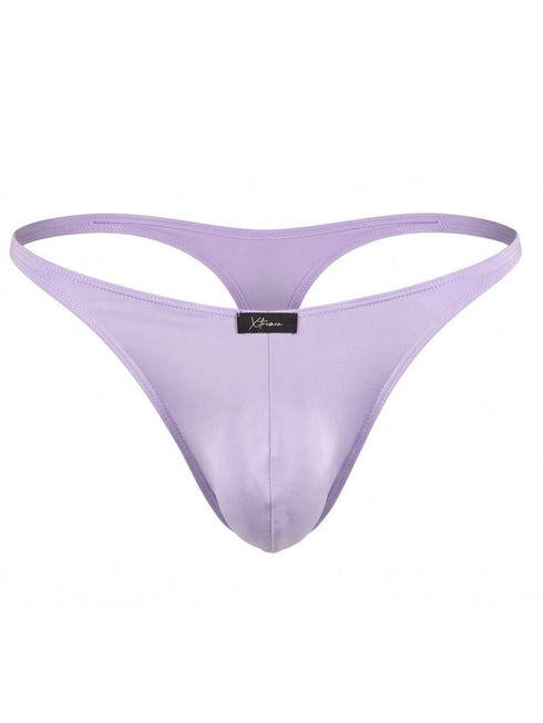 Xtremen 91287 Men's Underwear Microfiber Thongs Sleek Minimalist Style Color Lilac