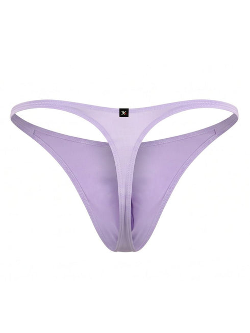 Xtremen 91287 Men's Underwear Microfiber Thongs Sleek Minimalist Style Color Lilac