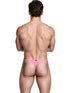 Xtremen 91287 Men's Underwear Microfiber Thongs Sleek Minimalist Style Color Pink