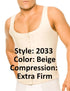 Ann Chery 2033 Latex Men Girdle Body Shaper Color Beige