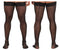 CandyMan 99533 Mesh Thigh Highs Color Black