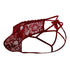 CandyMan 99535 Bow Jockstrap Color Burgundy