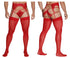 CandyMan 99550 Lace Garter-Jockstrap Outfit Color Red