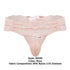 CandyMan 99595 Lace Thongs Color Rose