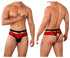 CandyMan 99627 Lace Jockstrap Color Red