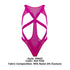 CandyMan 99643 Mesh Bodysuit Color Hot Pink