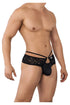 CandyMan 99647 Lace Thongs Color Black