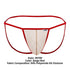 CandyMan 99709 Micro Lace Jockstrap Color Beige-Red