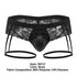 CandyMan 99717 Lace Garther Jockstrap Color Black
