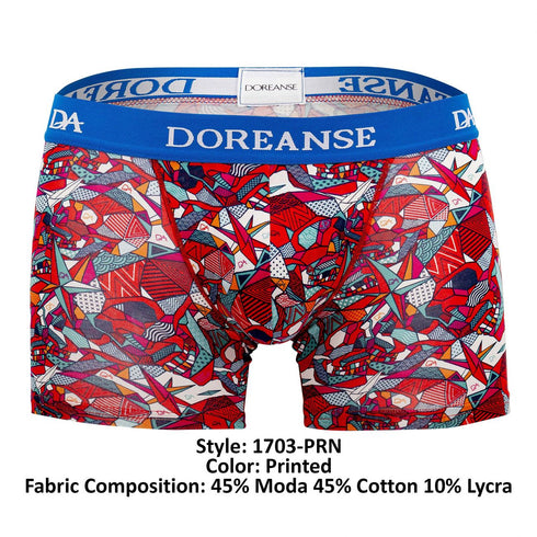 Doreanse 1703-PRN Pop Art Trunks Color Printed