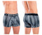 HAWAI 42121 Printed Athletic Trunks Color Black