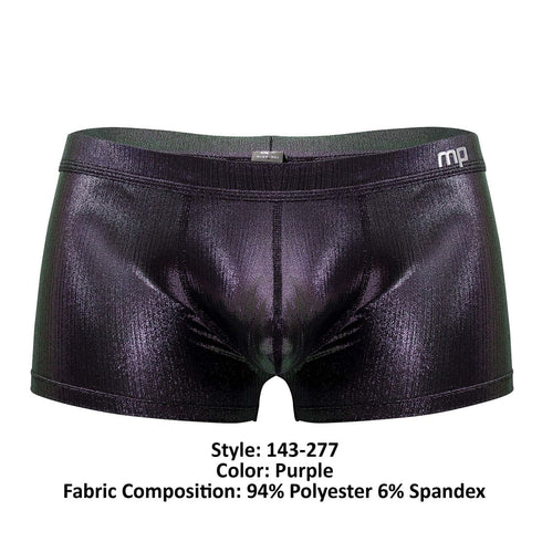 Male Power 143-277 Hocus Pocus Uplift Mini Short Color Purple