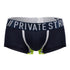 Private Structure BAUT4389 Athlete Trunks Color Navy Ranger