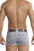 Xtremen 51437C Cycling Print Boxer Briefs Color Light Gray