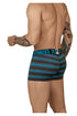 Xtremen 51453C Stripes Trunk Color Turquoise