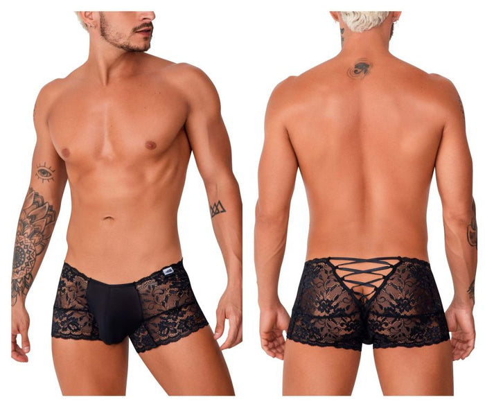 clever moda CandyMan 99745 Lace Trunks Color Black