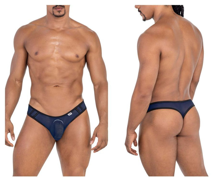 clever moda CandyMan 99767 Sports Mesh Thongs Color Navy