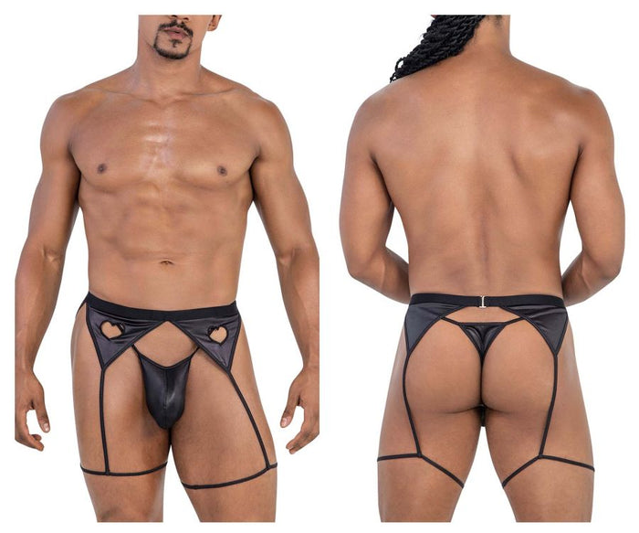 clever moda CandyMan 99785 Garter Outfit Color Black