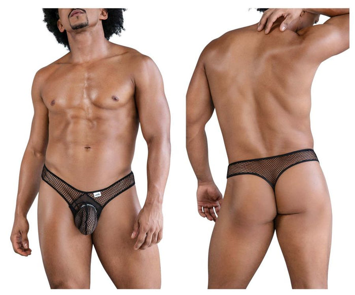 clever moda CandyMan 99843 Fishnet Thongs Color Black
