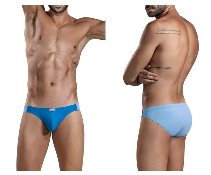 clever moda Clever 1681 Two-Tone Bikini Color Blue