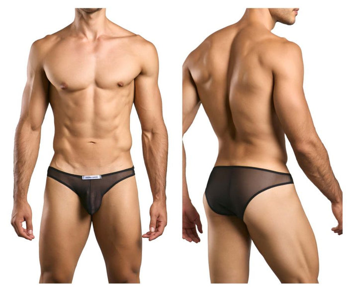 clever moda JUSTIN+SIMON XSJ01 Classic Bikini Color Black Mesh
