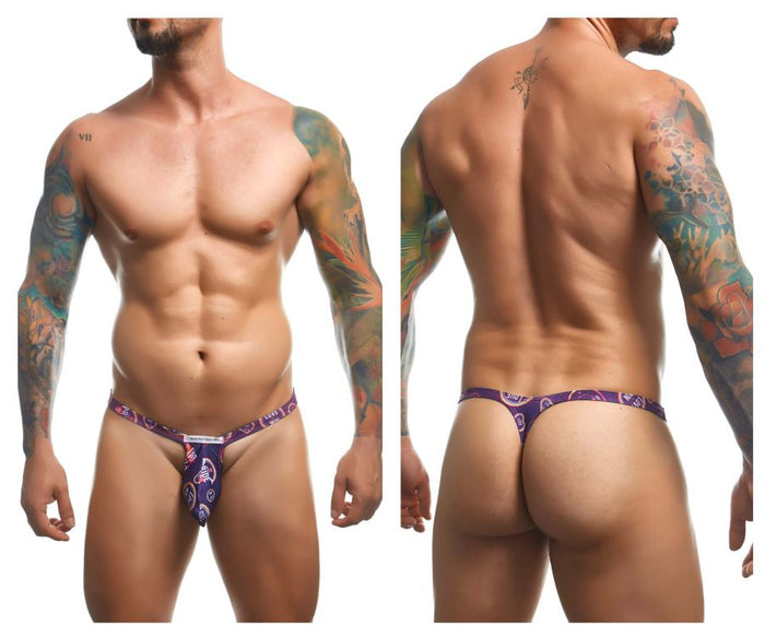clever moda JUSTIN+SIMON XSJBU02 Bulge Thongs Color Pride