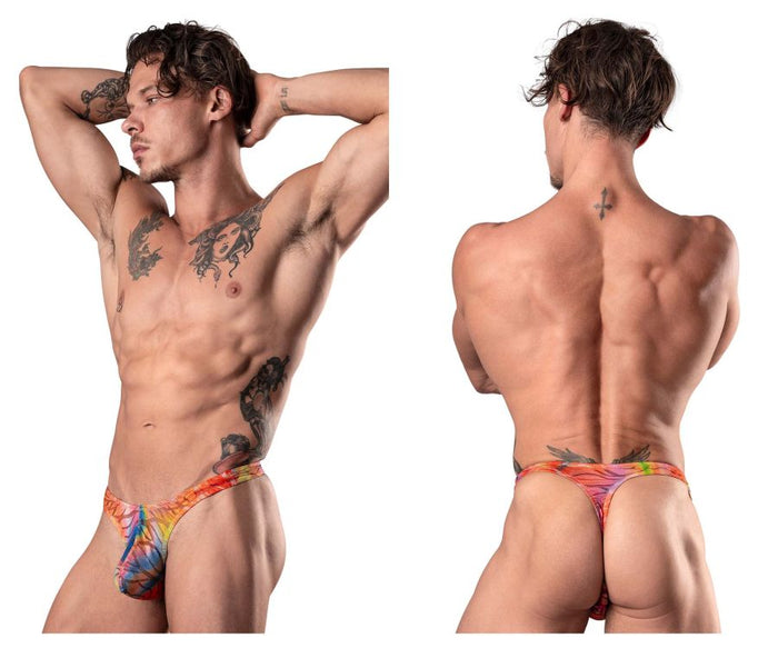 clever moda Male Power 431-293 Your Lace Or Mine Bong Thong Color Multi