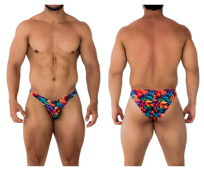 clever moda Xtremen 91172 Printed Bikini Color Fire