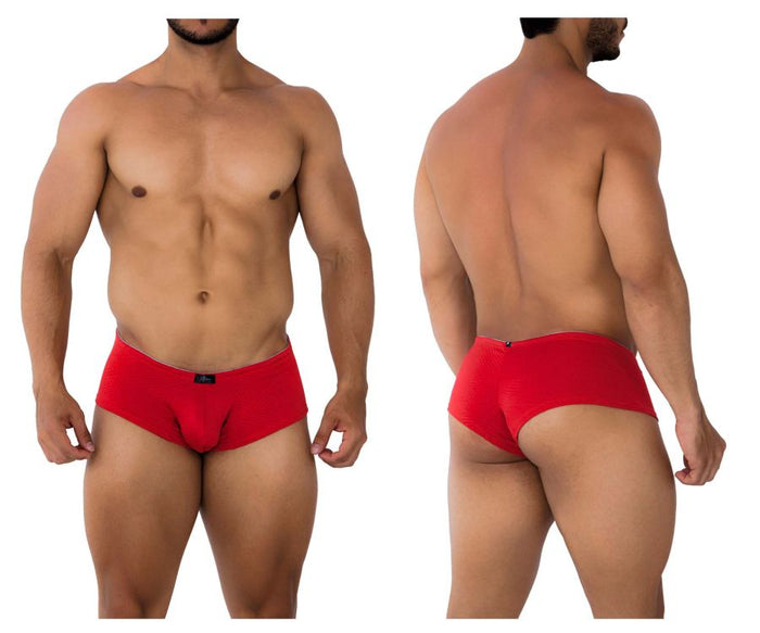 clever moda Xtremen 91190 Jacquard Trunks Color Red