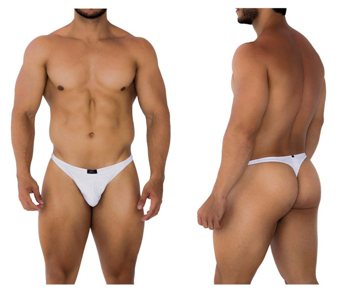 clever moda Xtremen 91200 Jacquard Thongs Color White