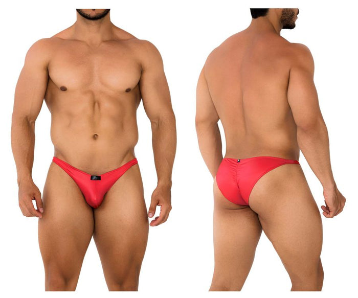 clever moda Xtremen 91204 Microfiber Bikini Color Cherry