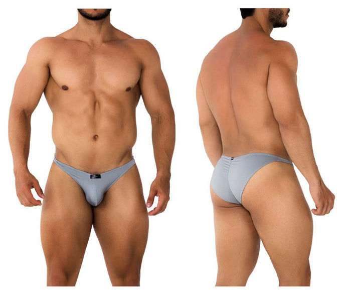clever moda Xtremen 91204 Microfiber Bikini Color Gray