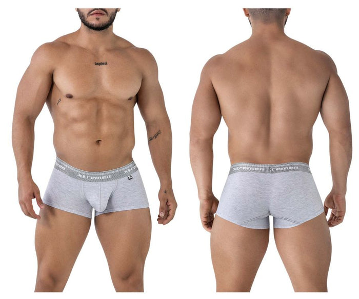 clever moda Xtremen 91205B Cotton Blend Trunks Color Jasper Gray