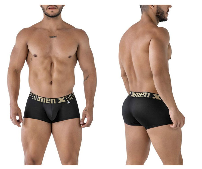 clever moda Xtremen 91206B Microfiber Trunks Color Black