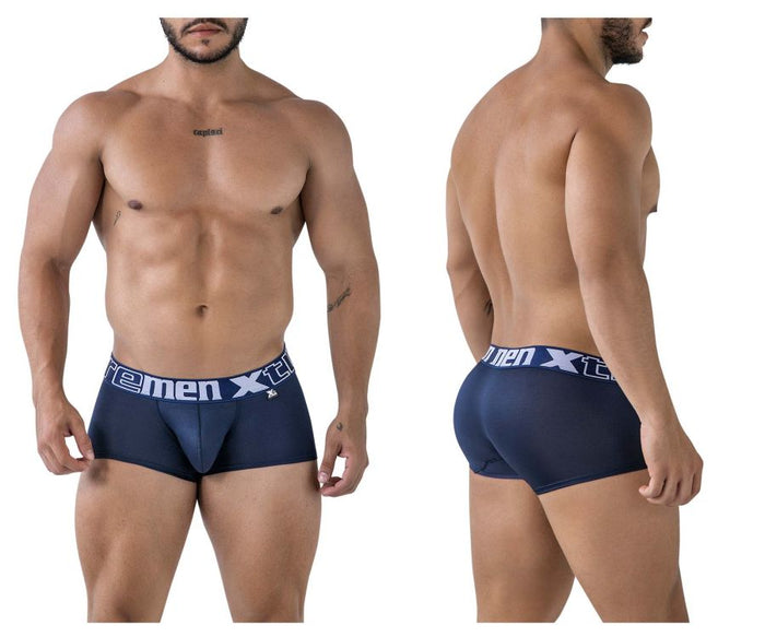 clever moda Xtremen 91206B Microfiber Trunks Color Navy