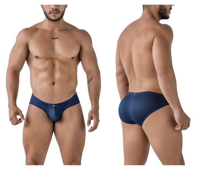 clever moda Xtremen 91207B Microfiber Briefs Color Navy