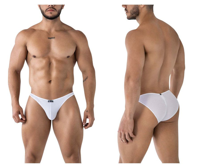 clever moda Xtremen 91215B Microfiber Bikini Color White