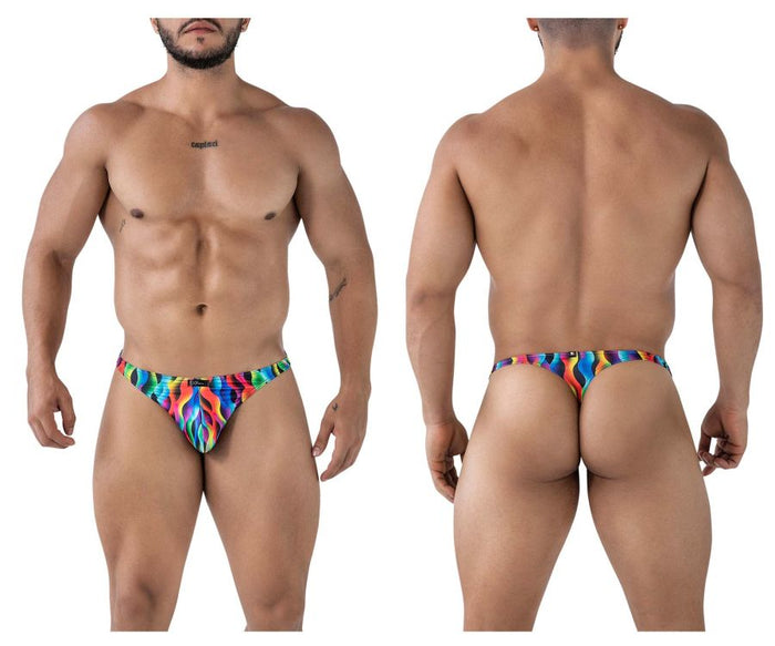 clever moda Xtremen 91247 Printed Thongs Color Waves