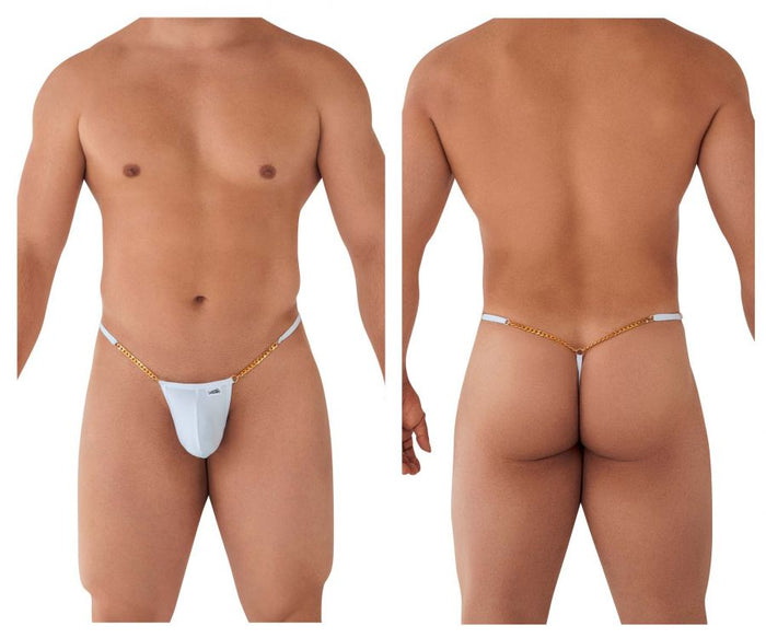 clever moda CandyMan 99586 Chain G-String Color White