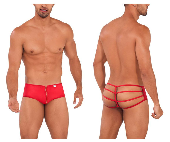 clever moda CandyMan 99704 Zip-it Briefs Color Red