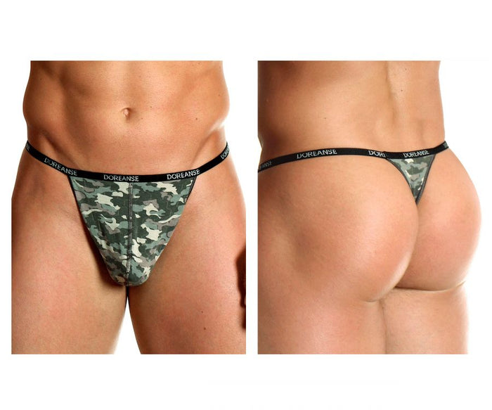 clever moda Doreanse 1312-PRN Camouflage Thong Color Printed
