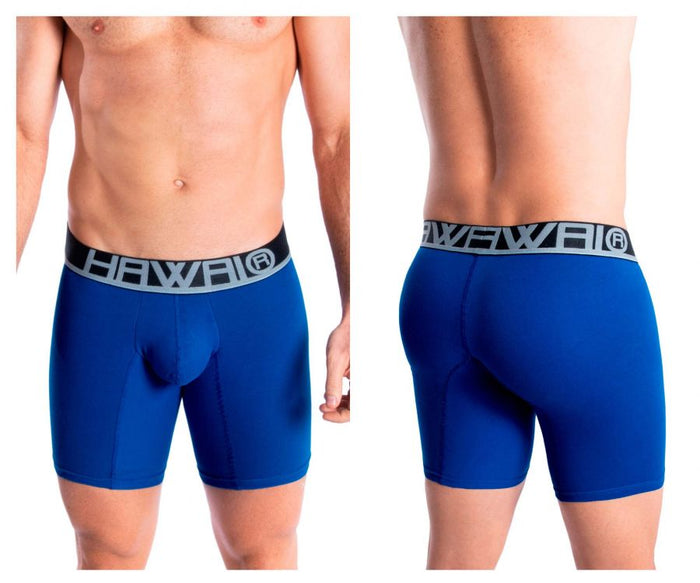 clever moda HAWAI 41903 Solid Athletic Boxer Briefs Color Royal Blue